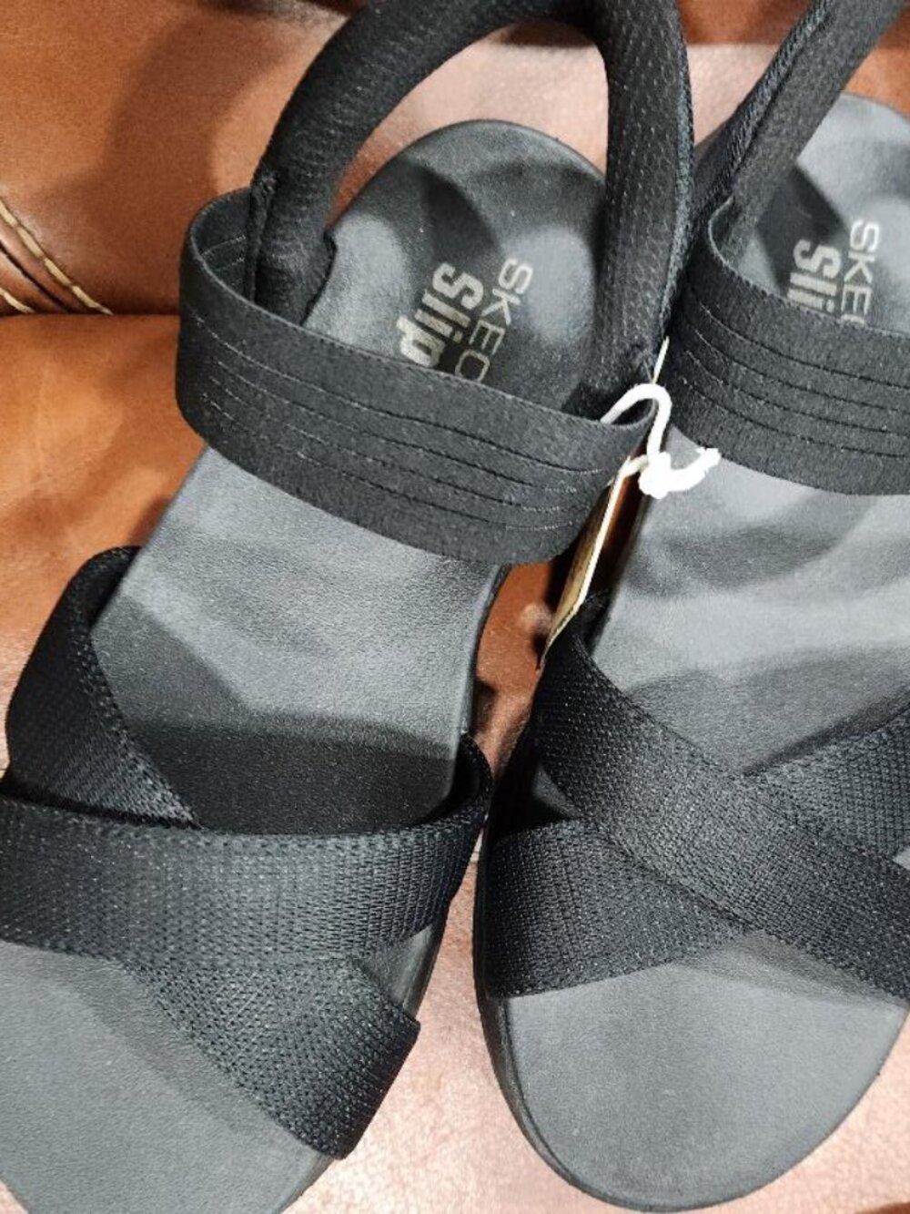 NWT Skechers Slip-ins Ultra Flex 3.0 Womens Wedge Sandal Sz 6 MSRP $70